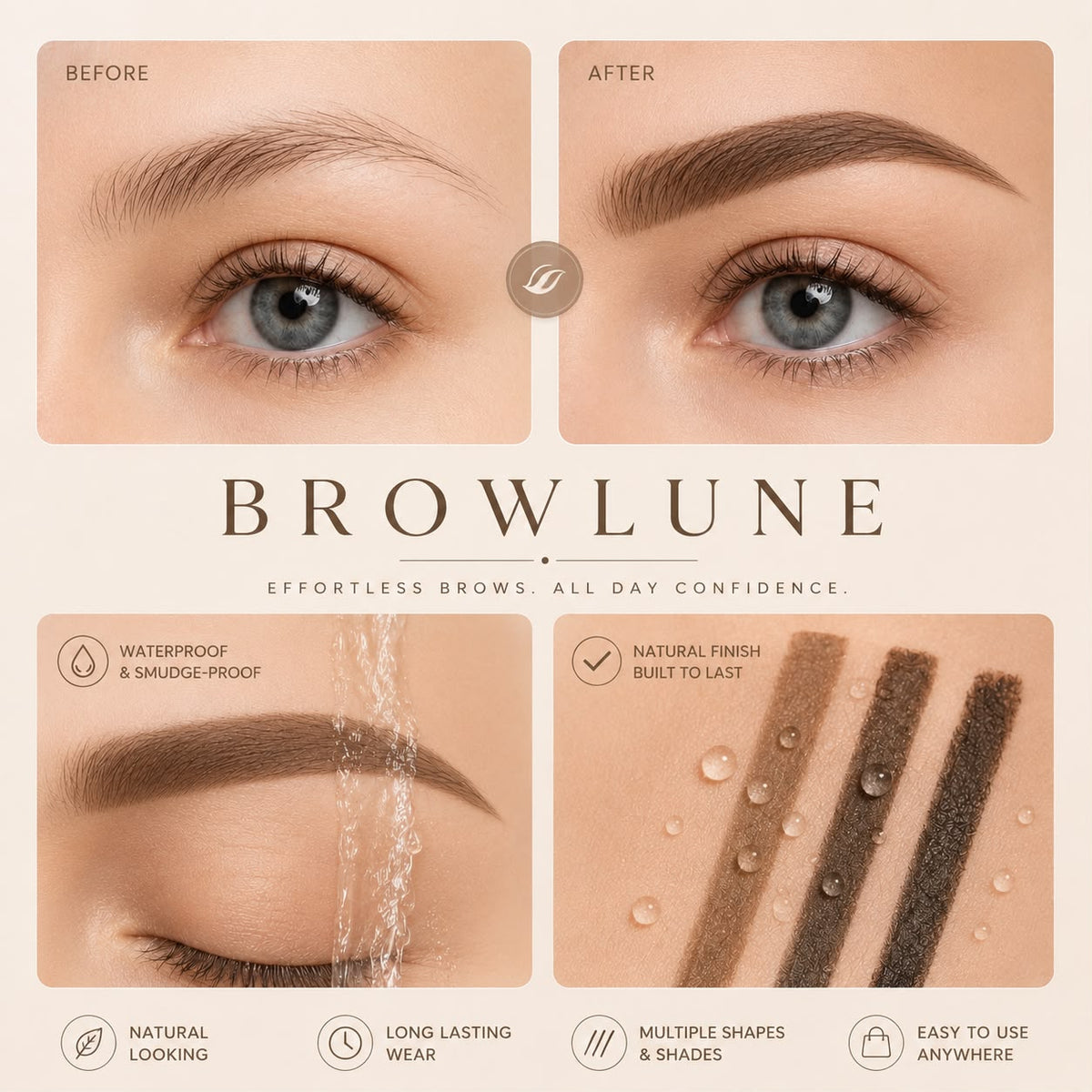 BROWLUNE™ Instant Brow Stamp Kit